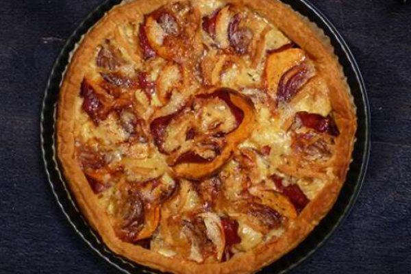 Tarte au Reblochon de Savoie et patate douce