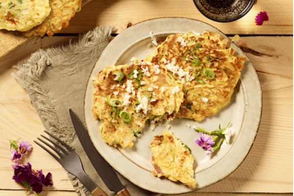 Galettes de Courgettes à la Tomme de Savoie