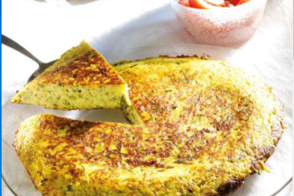 Reblochon en paillasson de courgettes, pomme de terre