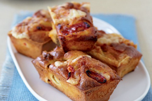 Petits cakes aux légumes confits et Tomme de Savoie